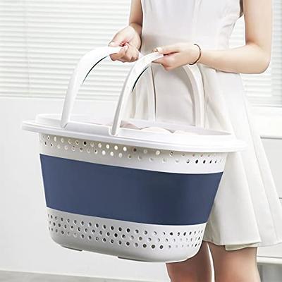 COFSODI Plastic Collapsible Laundry Basket - 23L(6 Gallon