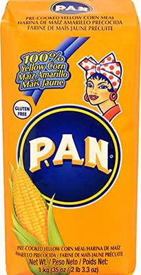 P.A.N. - Precooked White Corn Meal (Harina Pan) - 35 oz. - 2 Pack