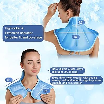 REVIX Ice Pack for Lower Back Pain Cold Compress Ice Bag for Shoulder