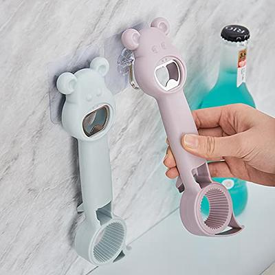 4-in-1 Can Opener & Jar Opener Tool - Perfect for Seniors with Arthritis,  Arthritic Hands - Durable Kitchen Tools, Ideal Gift for Elderly Women 