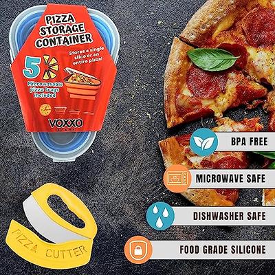 Pizza Storage Container Collapsible,Expandable Pizza Slice