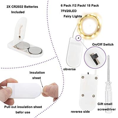 Cold white light, Battery led strip, Lighting with a small battery house,  CR2032