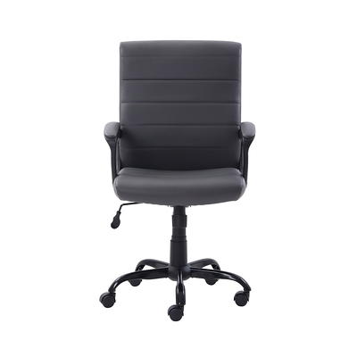 Mainstays Ergonomic Mesh Back Task Office Chair with Flip-up Arms, Black  Fabric, 275 lb