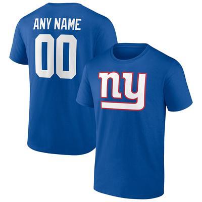 Men's Fanatics Branded Heathered Gray New York Giants Team Authentic Custom  T-Shirt