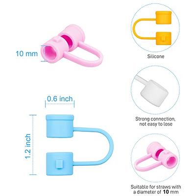 10PCS Silicone Straw Covers Cap Compatible with Stanley 30&40 Oz