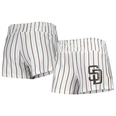 Concepts Sport White San Francisco Giants Reel Pinstripe Knit Romper