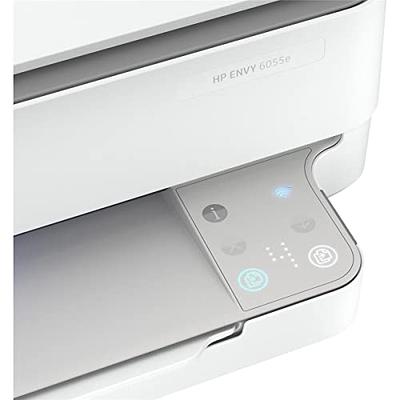  HP DeskJet 2755e Wireless Color inkjet-printer, Print, scan,  copy, Easy setup, Mobile printing, Best-for home, Instant Ink with  HP+,white : Office Products