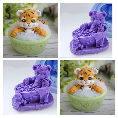 3D silicone mold Bear for soap, candles, gypsum, chocolate - Inspire Uplift