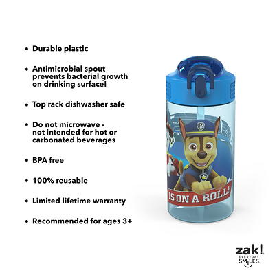 Zak Designs, Inc. Paw Patrol Water Cup with Lid and Straw-Reusable-15 Ounce