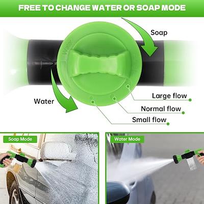 Pup Dog Wash Jet Hose Attachment, 10 Patterns Garden Hose Sprayer Nozzle,  High Pressure Water Foam Sprayer with Soap Dispenser Bottle for Car  Washing