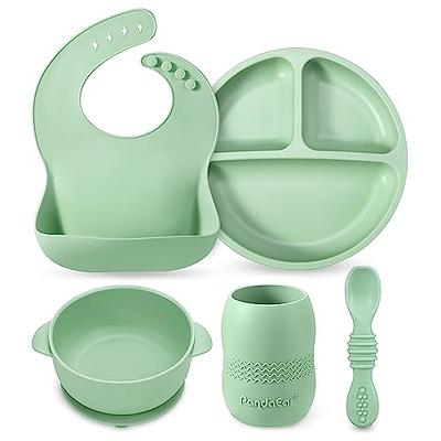 6 Piece Silicone Baby & Toddler Dinnerware Set, Baby Led Weaning Supplies, Silicone  Baby Feeding Set, Infant Dinnerware Set, Baby Dinner Set 