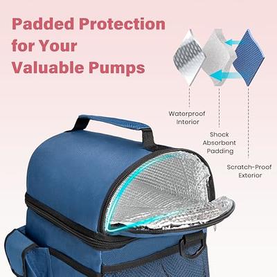 Wearable Breast Pump Bag with Cooler, Compatible with Willow, Elvie, Momcozy  Breast Pump, Stylish Insulated Storage Container Case for Hand Free Breast  Pump - Yahoo Shopping