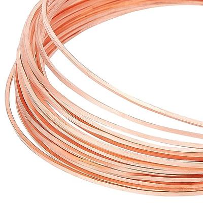  3 Rolls Total 90 Feet Jewelry Copper Wire Tarnish Resistant  Jewelry Wire Craft Wire Copper Beading Wire Flexible Beading Wire for  Jewelry Making or DIY Crafts, 0.4mm Wire