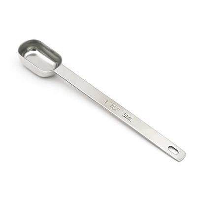 Coffee Scoop 5Ml & 15Ml Long Handle Stainless Steel Teaspoon & Tablespoon  1Pc (1