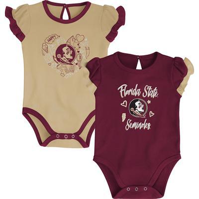 Newborn & Infant Gold/Green Green Bay Packers Little Player Long Sleeve  2-Pack Bodysuit Set