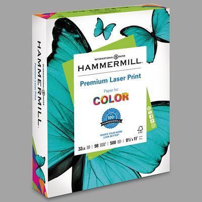 Hammermill Printer Paper, Premium Color 28 lb Copy Paper, 8.5 x 11 - 1 Ream  (500 Sheets) - 100 Bright, Made in the USA, 102467R