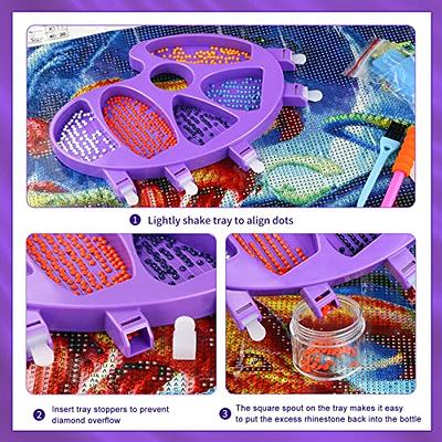 Palette Diamond Painting Tray Kits, WJCJTJL 5 Section Palm Organizer,  Accessories & Tools for Glitter Rhinestones/5D Embroidery/Bead Storage/DIY  Art - Yahoo Shopping