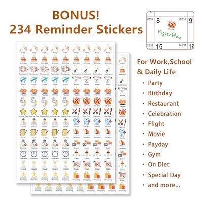 2024 Wall Calendar & Planner Stickers