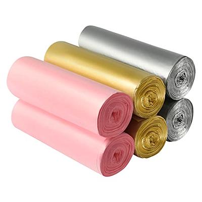 75pcs 4 Gallon Bathroom Small Trash Bags, 5 Rolls/pack, Disposable Thin Garbage  Bags, For Kitchen, Bathroom, Office, Restaurant Cleaning (pink)