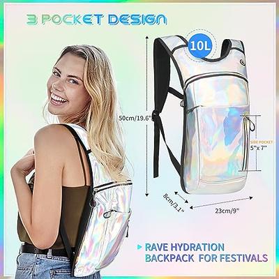 Hydration Pack Backpack - 2L Water Bladder - Magic Mushroom