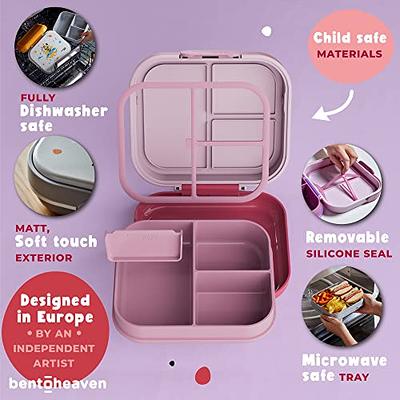 Bentoheaven Premium Bento Box Adult Lunch Box with 2 Compartments