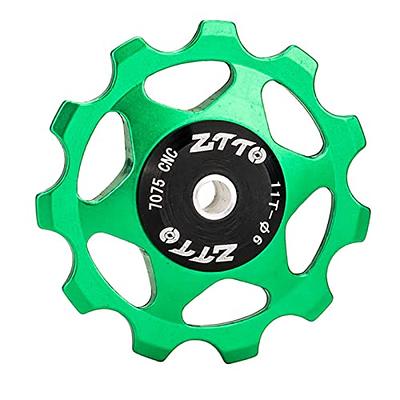 rockible Bike Rear Derailleur Pulley Jockey Wheel Parts Components Bearing  Road Bike Pulleys , Green - Yahoo Shopping