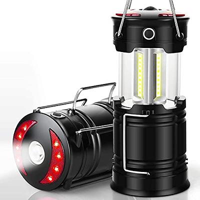 2/4 Pack LED Camping Lanterns Battery Powered Camping Lights COB