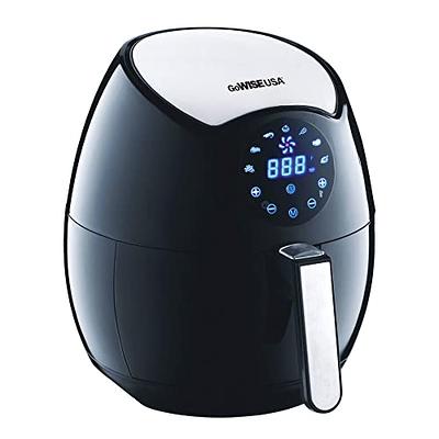 Brentwood Small 1400-Watt 4 qt. Black Electric Digital Air Fryer