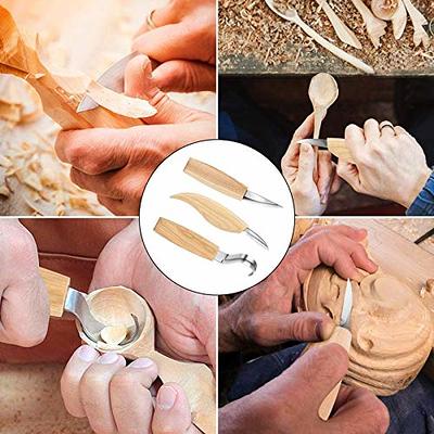 Whittling Wood Carving Kit for Beginners - 6 in1 Chip Carving Knife Kit, Wood  Carving Tools for