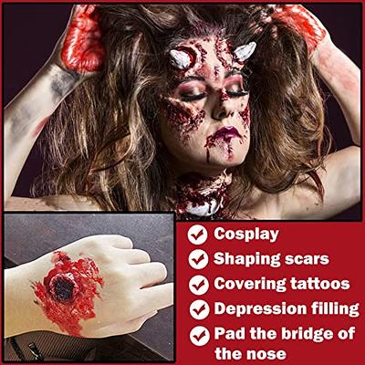 SFX Makeup Kit Scars Wax, Fake Blood Spray, Halloween Special Effects Wound