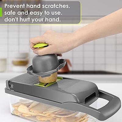 12-in-1 Food Vegetable Cutter Salad Chopper,Multifunctional Onion Fruit  Dicer Chopper Veggie Slicer Kitchen Tool 