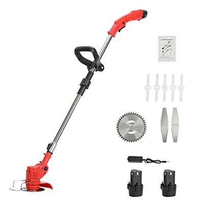 Portable 12V Electric Weed Wacker Grass Trimmer - Battery-Powered  Convenience