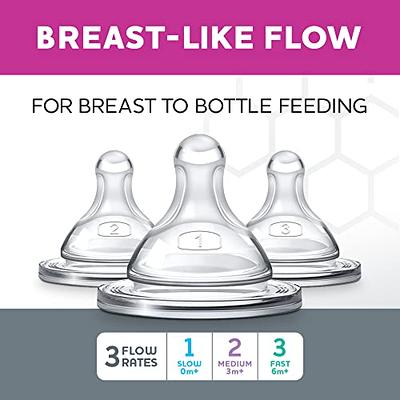 Chicco 2pk Duo Bottle Nipples Stage 1 Slow Flow - 0+ Months : Target