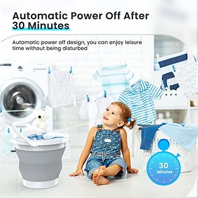 Bubbacare Portable Washing Machine, Mini Machine Ultrasonic Turbine Wash,  Washer for Underwear, Sock, Baby Clothes, Travel, Camping, Dorm, RV, Home