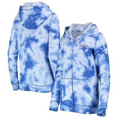 Boston Red Sox New Era Women's Tie-Dye Full-Zip Hoodie - White