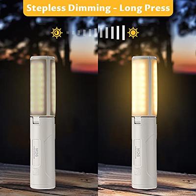 Rechargeable LED Camping Lantern with Magnet Base - Portable Tent Light  with 300LM Brightness and 4 Light Modes - Perfect for Camping, Hiking,  Fishing