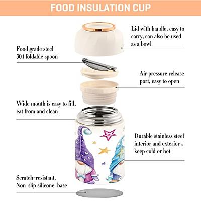 Insulated Thermo Food Jar for Hot & Cold Food for Kids Adult, 17&24 oz Soup  Thermal Hot Food Containers for Lunch, Triple Layer Insulation Stainless