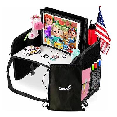 Lusso Gear Kids Travel Tray with Dry Erase Board, Road Trip