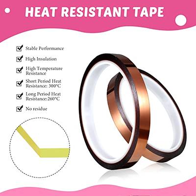 Heat Resistant Gloves and 3 Rolls 10mm X33M 108Ft Heat Press Tape