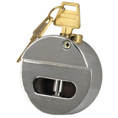 Solid Brass Lock and Key,Pad Lock with 1-9/16 in. (40 mm) Wide Lock Body,  2-1/2 in. Long Shackle Gate Padlock for Outdoor Fence， Sheds, Storage Unit