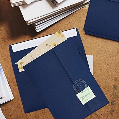 50 Pack Light Blue 5x7 Envelopes for Invitations, A7 Size for