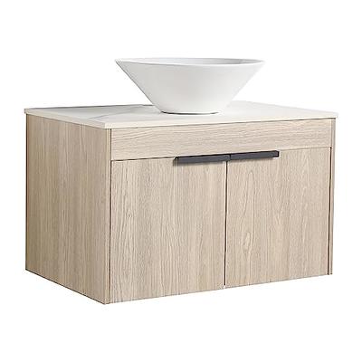  SSLine Wall Mounted Bathroom Vanity with Sink Modern