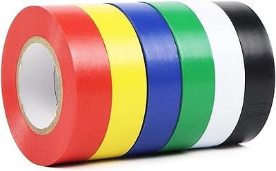 QILIMA Electrical Tape Colors 6 Pack 3/4-Inch by 60 Feet,Lead-Free Flame  Retardant Electrical Tape, Adhesive for General Home Vehicle Auto Car Power  Circuit Wiring Multicolor (130mic) - Yahoo Shopping