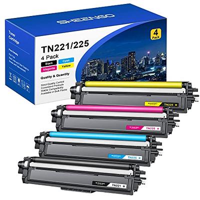 2 Pack TN221 Toner For Brother TN-221 MFC-9130CW MFC-9330CDW HL