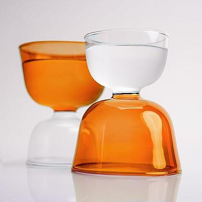 Unique Coupe Glasses, Set of 4, 8 oz