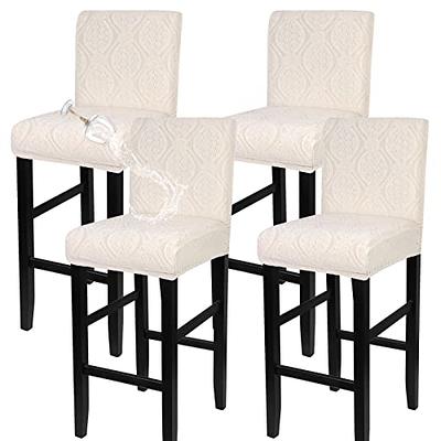 baibu Set of 2 Rectangle Bar Stool Cushions, Non-Slip Dining Bar