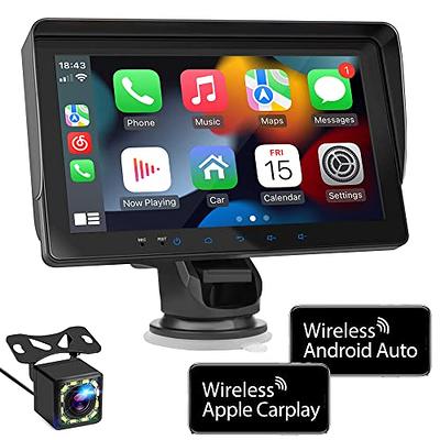 Carpuride Wireless Apple CarPlay Motorcycle Stereo Android Auto Radio Media  Play