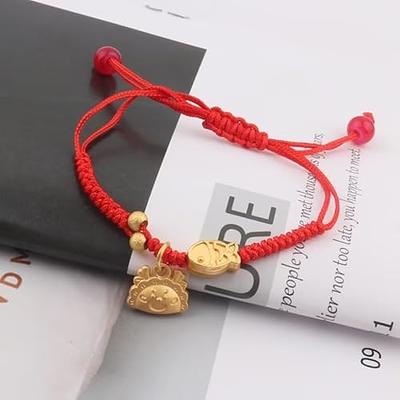 Handmade Cultural Jewelry Red String Bracelet Adjustable Wrap Bracelet -  GEM+SILVER