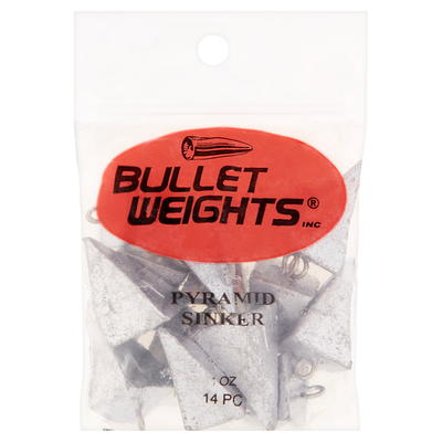 Bullet Weights® WPY1-24 Lead Pyramid Sinker Size 1 oz Fishing Weights -  Yahoo Shopping