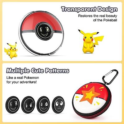 Clear Case For Pokmon Go Plus + 2023, Protective Hard Case With Hand Strap,  Shockproof Cover Case With 4 Button Caps